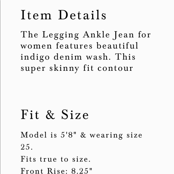 NEW • AG Jeans • The Legging Ankle Jeans 26 Blue - Picture 4 of 7
